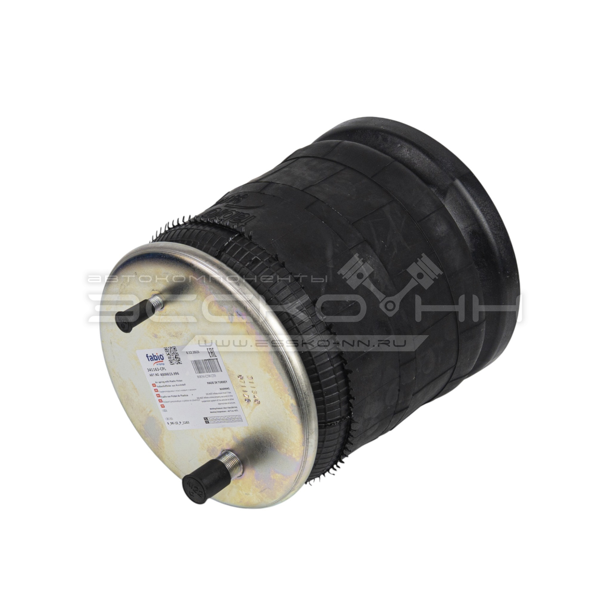 Пневморессора в сборе ПАЗ Вектор NEXT, ГАЗон NEXT (C40R13-2934010)  FABIO