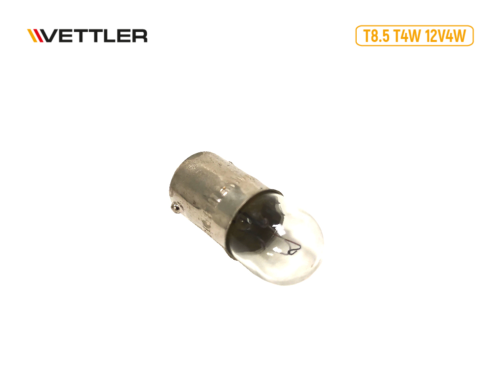 Лампа 12V 4W повторит, подсв фары T4W BA9S  VETTLER