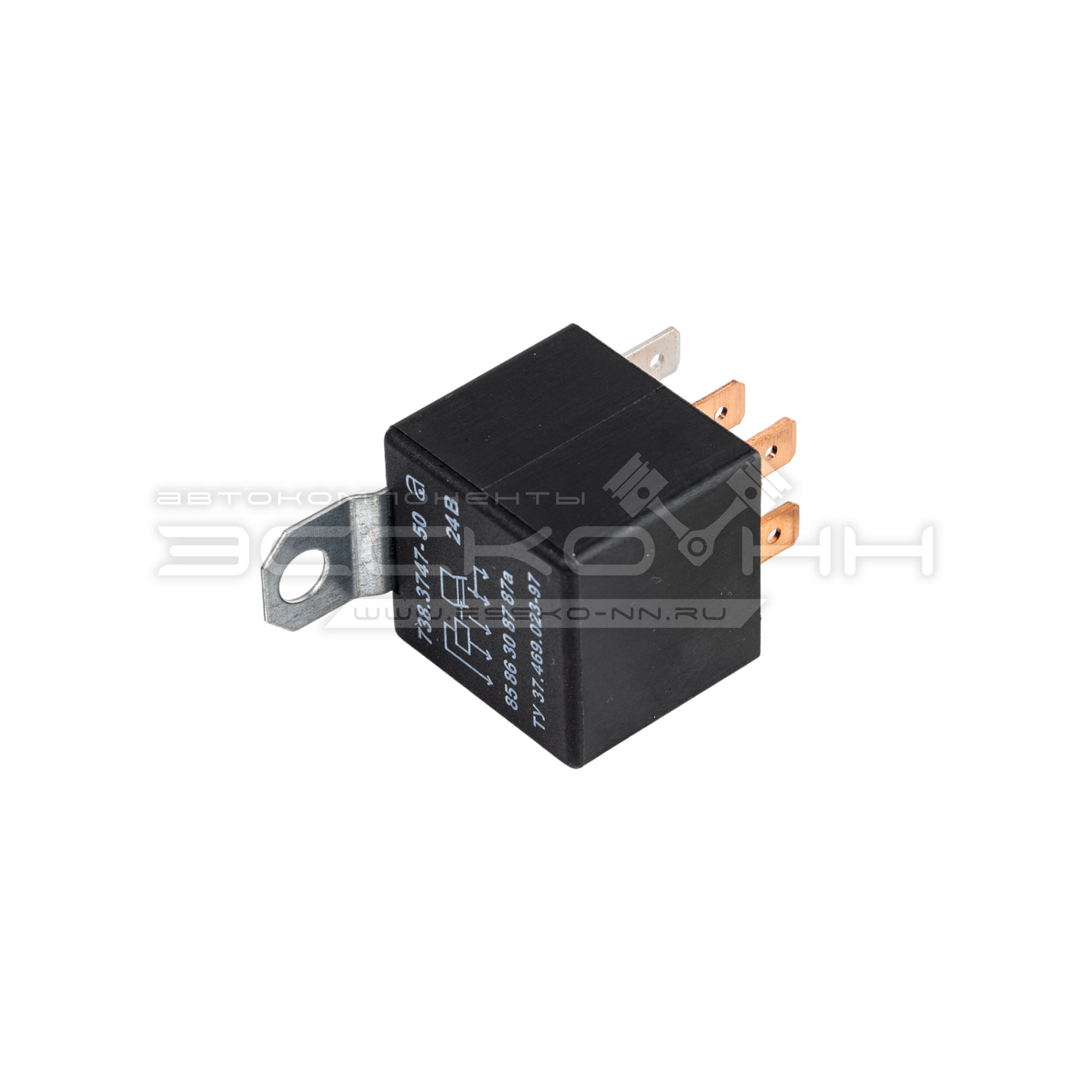 Реле стартера (5-х конт.40А 24V) с кроншт.  АВАР